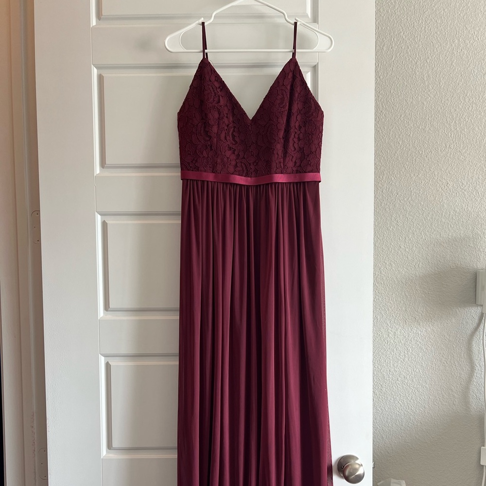 David’s bridal bridesmaid dress